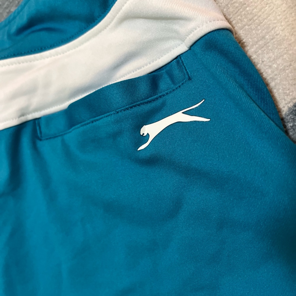 Blue and White XL Slazenger tennis skort